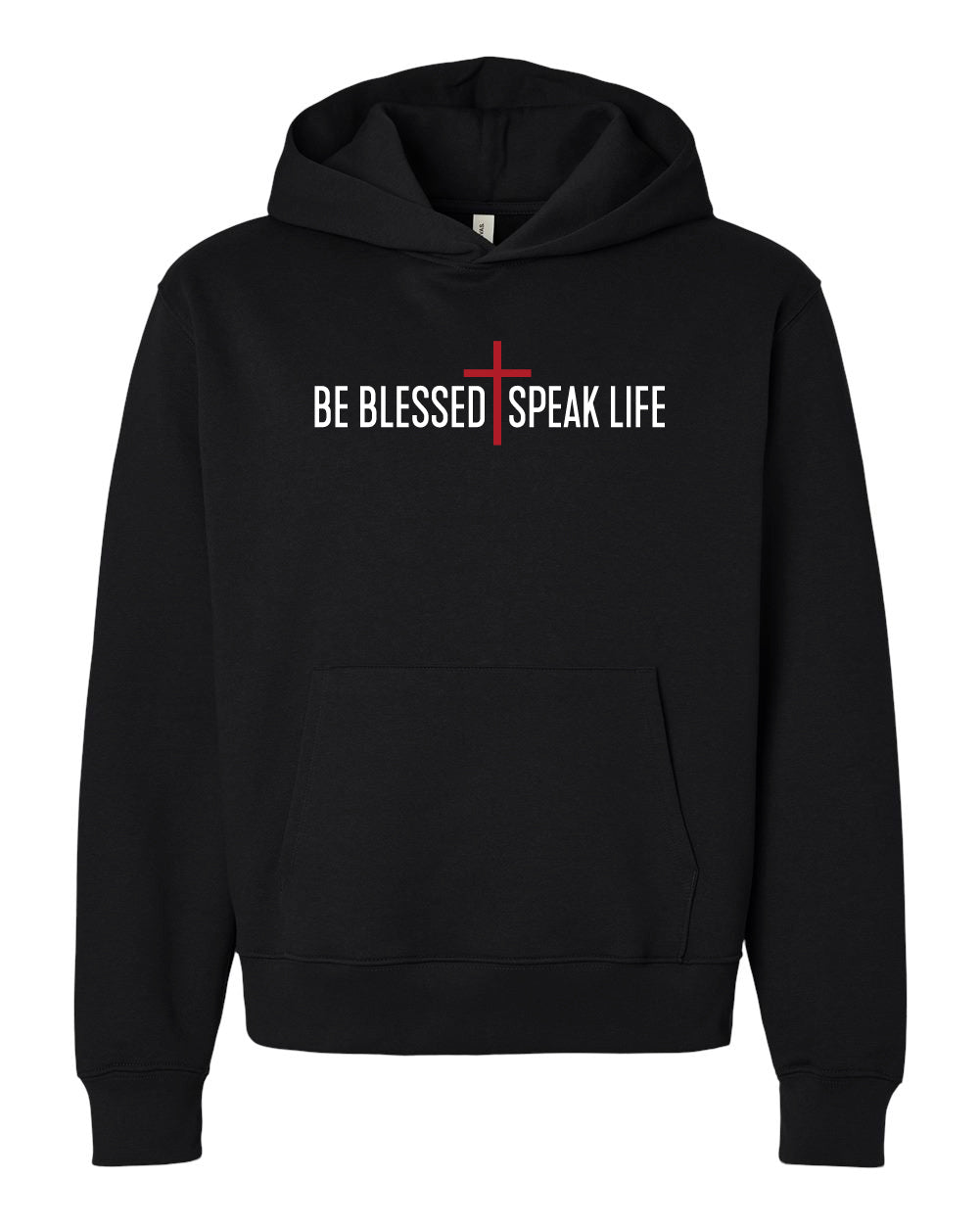 Be Blessed Speak Life Signature Hoodie - Black