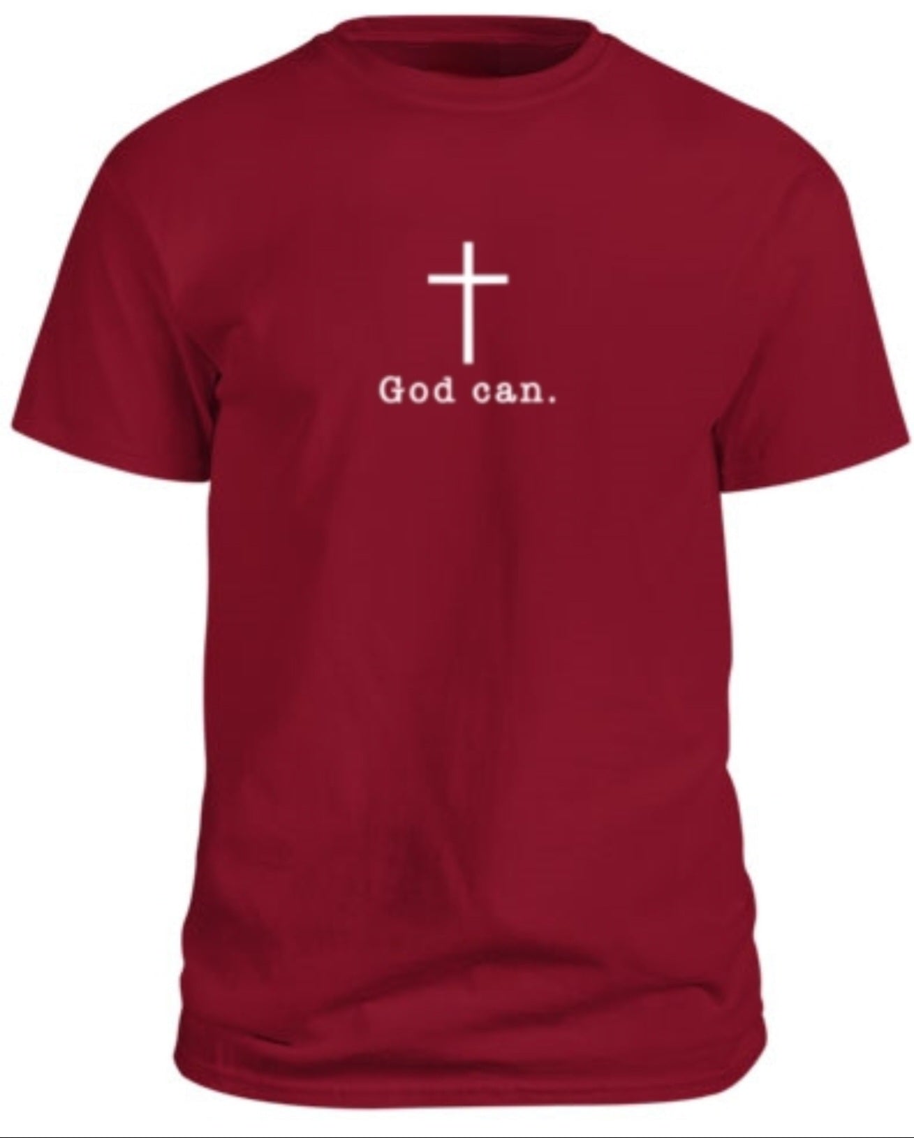 God can. T-Shirt - Cardinal Red