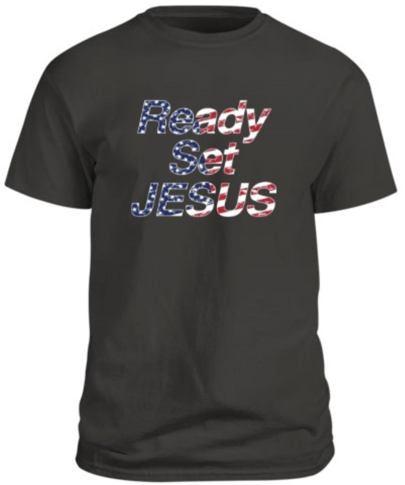 Ready Set Jesus - Iron Grey Flag - T-shirt