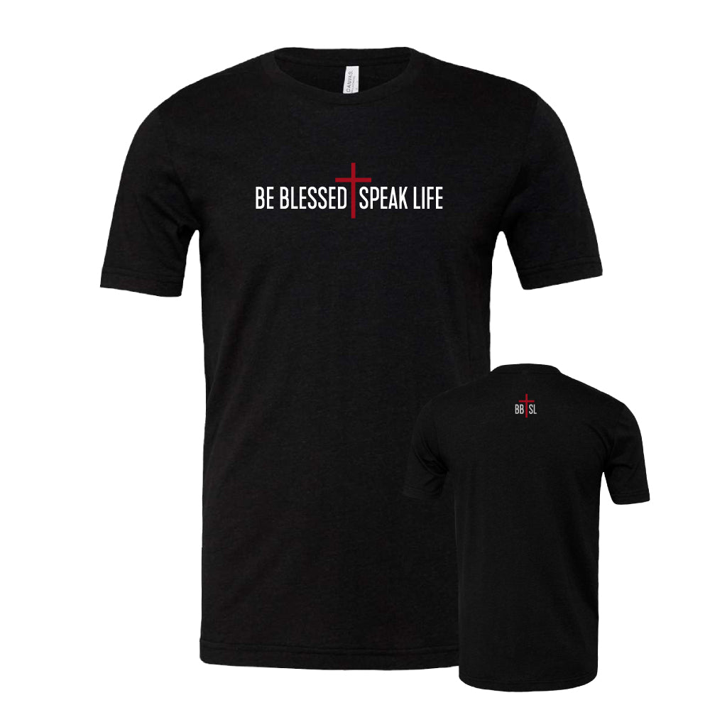 Be Blessed Speak Life Signature T-Shirt - Black