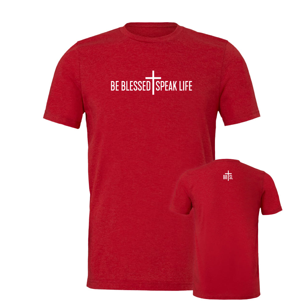 Be Blessed Speak Life Signature T-Shirt - Canvas Red