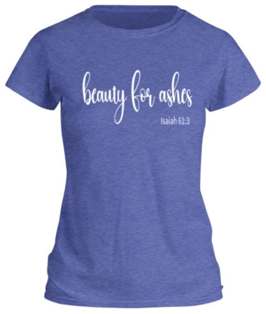 Beauty for Ashes - Heathered Blue
