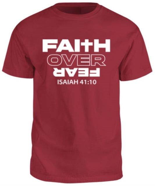 Faith Over Fear - Crimson