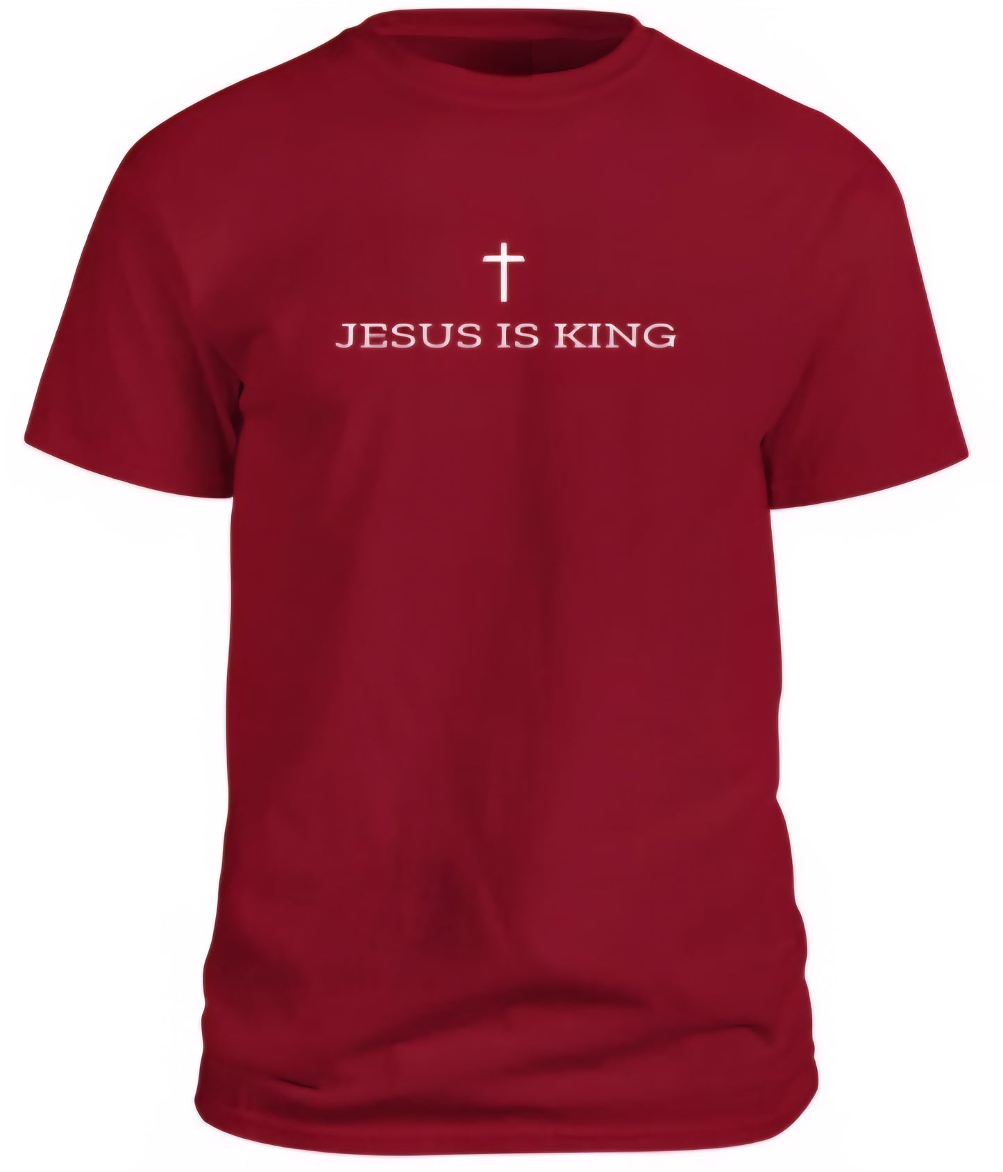 JESUS IS KING T-shirt - Crimson