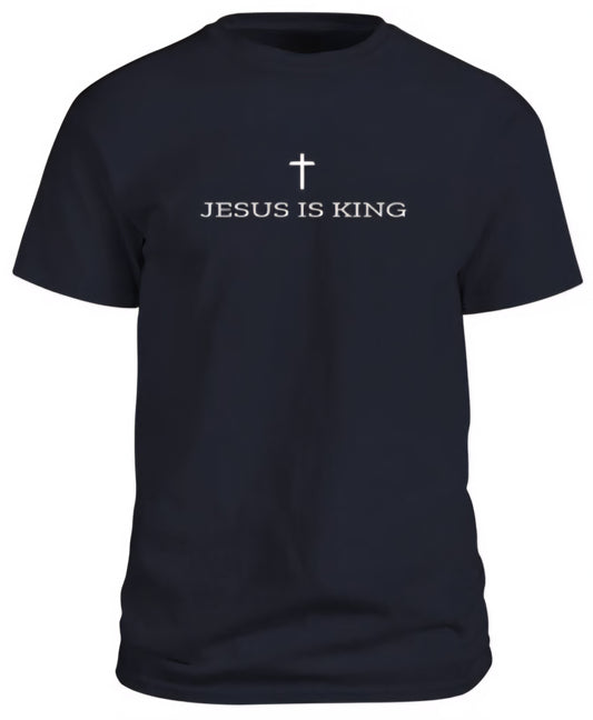 JESUS IS KING T-shirt - Navy