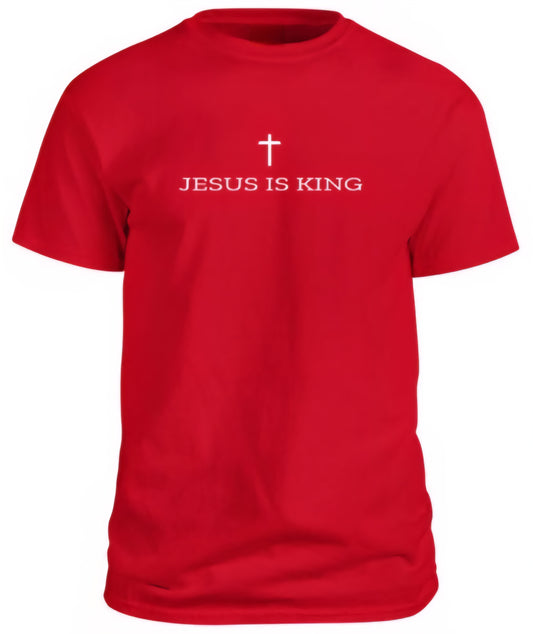 JESUS IS KING T-shirt - Red
