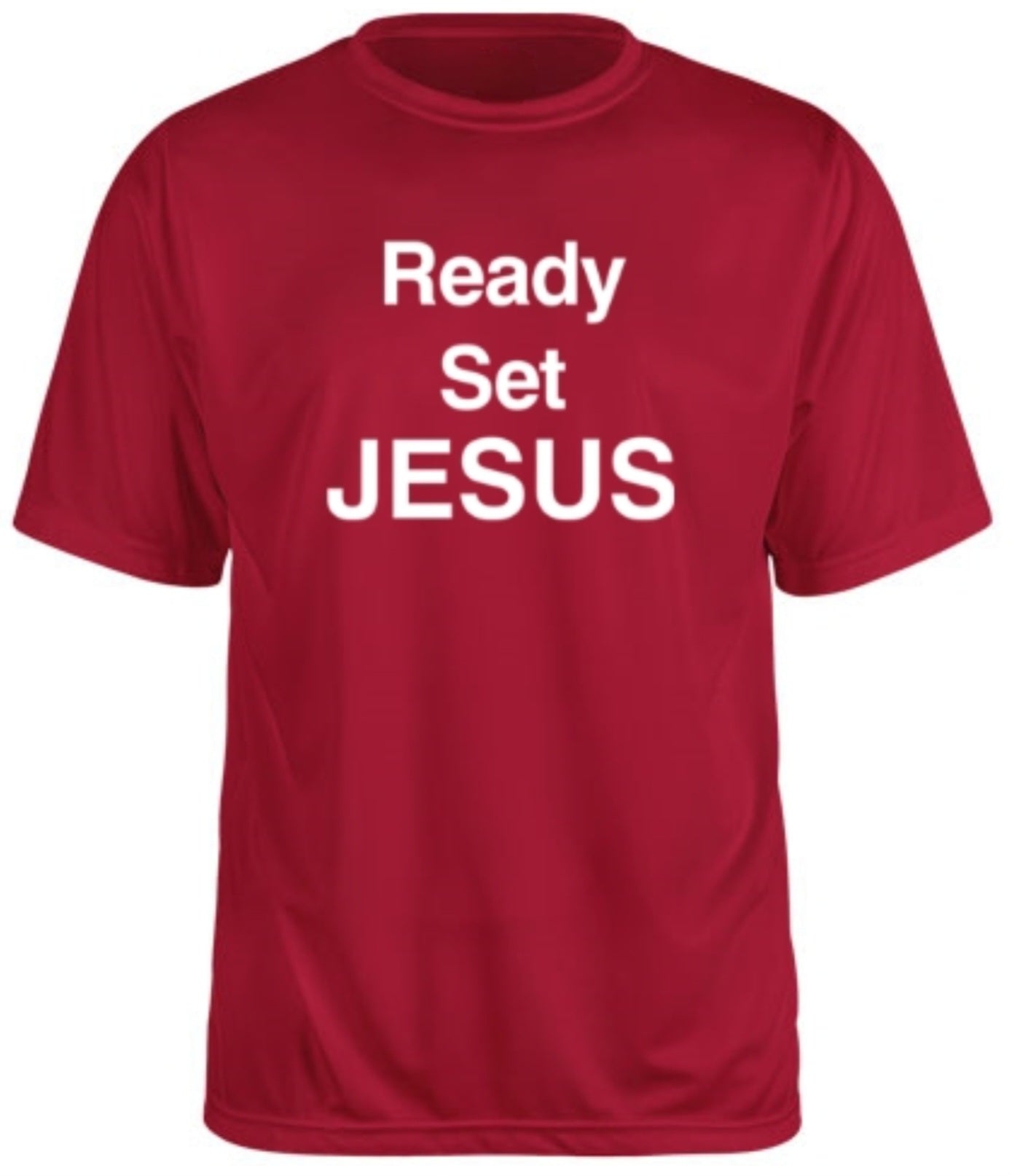 Ready Set Jesus - Cardinal - Performance T-shirt