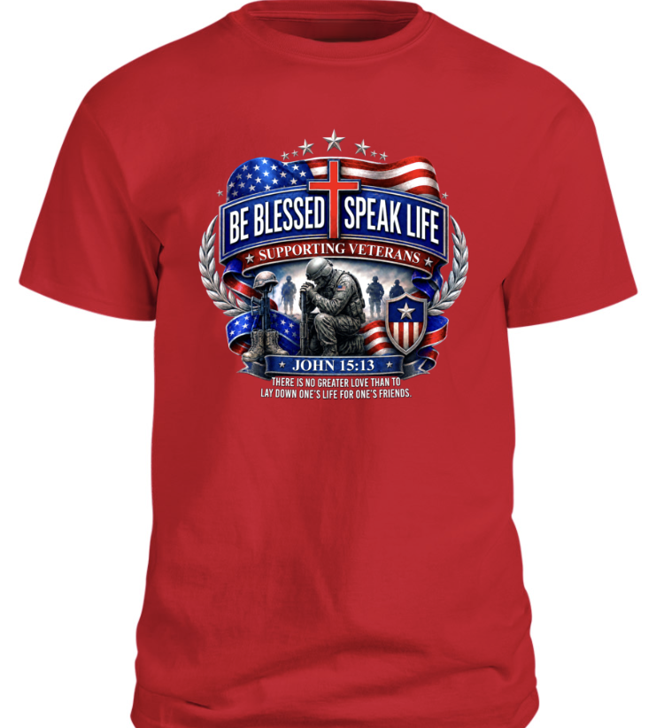 Veterans Tee - Red John 15:13