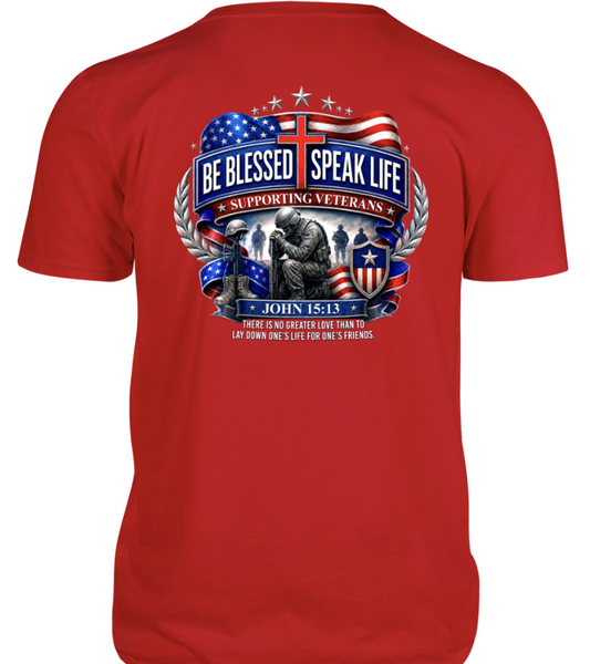 Veterans Tee - Red John 15:13