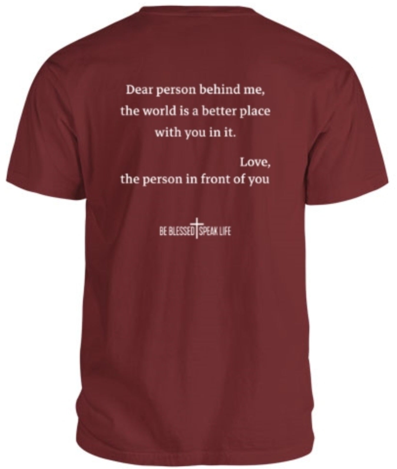 you are enough T-shirt Crimson